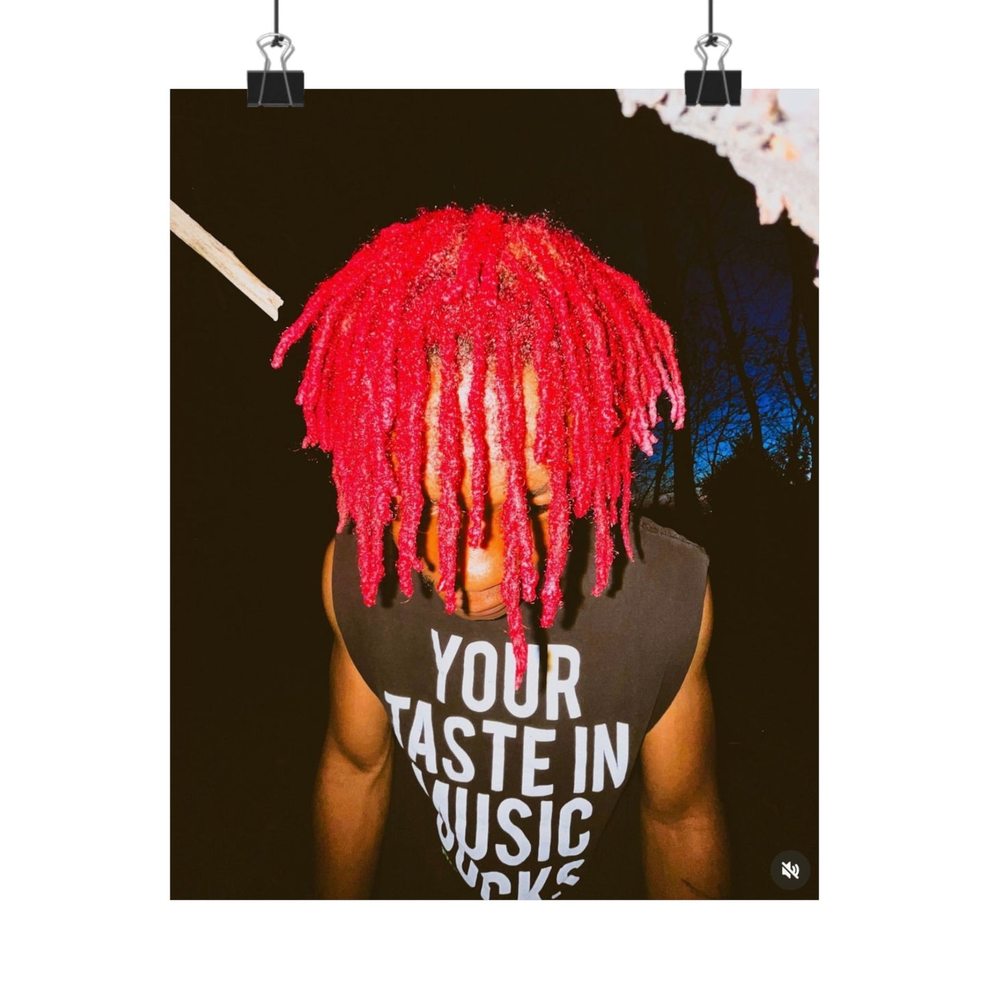 YOUR TASTE IN MUSIC SUCKS POSTER